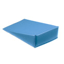 AliMed Vinyl-Covered 15 Degree Wedge Positioner, 7"L 15 Degree Vinyl-Covered Wedge Positioner, Blue Vinyl, 11"W x 7"L x 3"H - 9-673