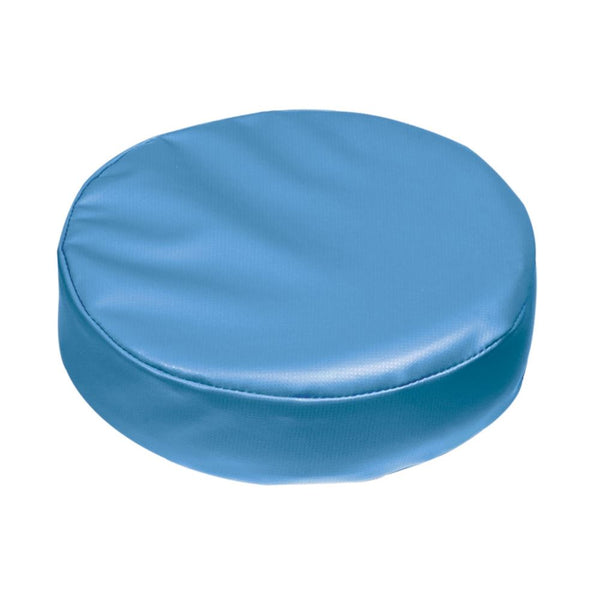 AliMed Vinyl-Covered 6" Head Disc 6" Head Disc, Blue Vinyl - 9-676