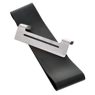 AliMed Grabber Bracket Strap Set Grabber Bracket Set w/Black Cotton Duck Strap, 5"W x 75"L - 9-935