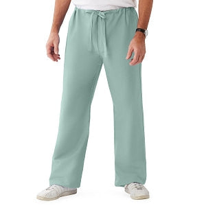 Medline ComfortEase Unisex Reversible Scrub Pants with Drawstring - ComfortEase Unisex Reversible Drawstring Cargo Scrub Pants with Medline Color-Coding, Size L Regular Inseam, Seaspray - 900JSSL-CM