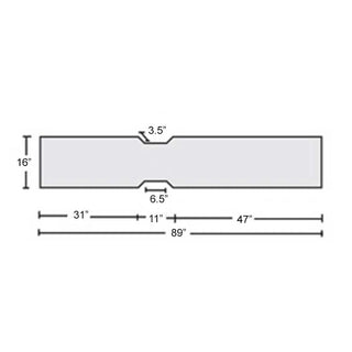 Picker CT Table Pad Picker CT Table Pad, Polyfoam - 91-236