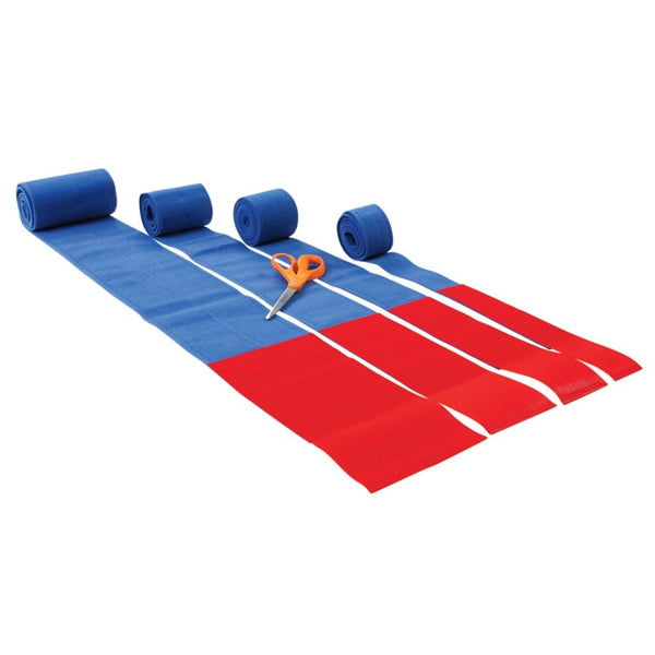 AliMed Universal Straps, 2-Piece, 3 Closures, Side Rail Hold Universal Strap, 2-Piece, 3 Closures, Side Rail Hold, 4"W x 47"-76"L - 91-287
