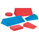 AliMed Radiolucent Uncovered Foam Positioning Blocks 45 Degree Triangle Positioning Wedge, Uncovered - 91-410