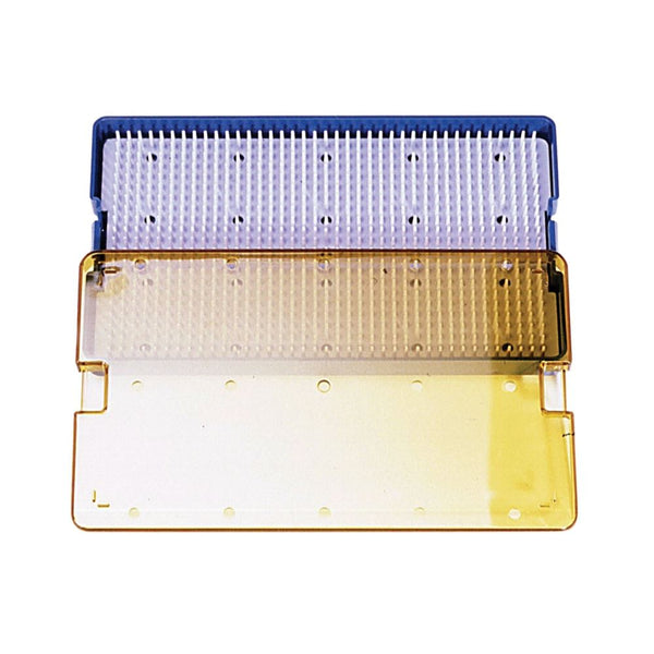 Alimed PST Universal Sterilization Trays Micro Tray, Deep Base, Lid and Mat, 6"W x 10"L x 1-1/2"D - 910184