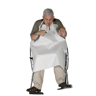 AliMed Smoker's Apron Smoker's Apron, Economy, White - 910205