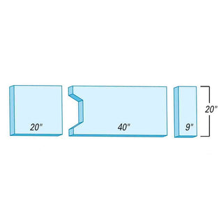 Support Surfaces for AMSCO 1080/2080 Support Surface for AMSCO Table 1080/2080, Deluxe - 910243XBW