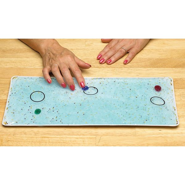 SkiL-Care Geriatric Sensory Stimulation Gel Tic-Tac-Toe, White Bottom - 912435
