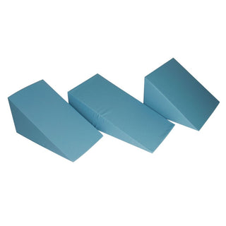 AliMed Vinyl-Covered Large Positioning Wedges 20 Degree Wedge, Black Vinyl - 91-269