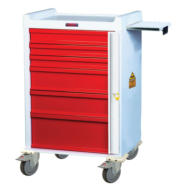 Harloff MRI Cart, Breakaway Lock 6-Drawer MRI Cart, Breakaway Lock, Yellow - 921145/YEL/NA