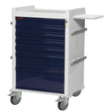 Harloff MRI Cart, Key Lock 6-Drawer MRI Cart, Key Lock, Hammer Green - 921149/HAMGRN/NA
