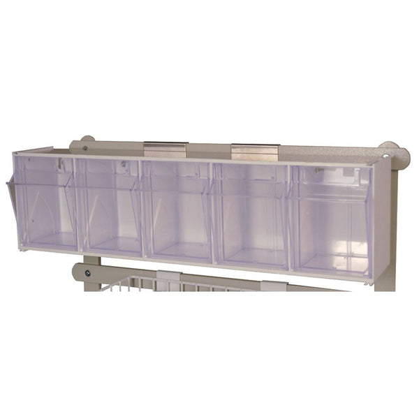 Harloff MRI Cart Accessories MRI Cart Raised Back Rails, 2-Tier - 921292