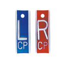 Alimed Elite Left/Right Marker Sets Elite Left/Right Marker Sets, 5/8"H Sharp Face without Initials - 927469