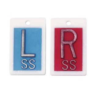 Alimed Left/Right Marker Sets Left/Right Marker Sets, 5/8"H Sharp Face, without Initials - 927471