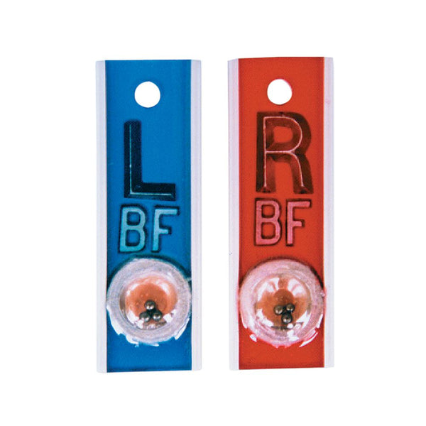 Alimed Positioning Markers Positioning Markers, 7/8"H Identifier, L/R with No Initials - 927477