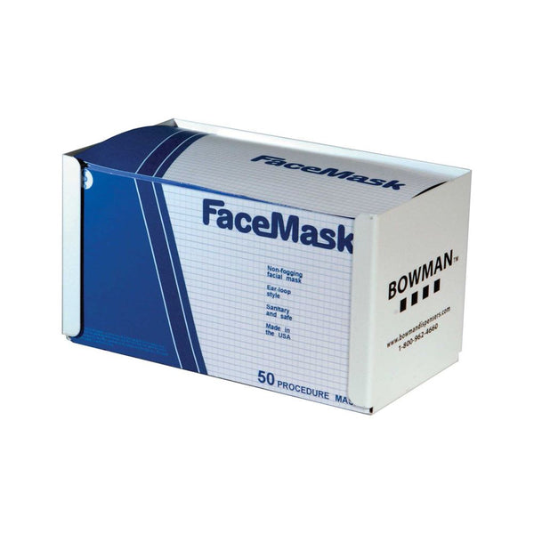 Bowman Face Mask Dispensers Bowman Face Mask Dispenser, Powder-Coated Steel, 7-1/2"W x 4-1/2"H x 4"D - 922658