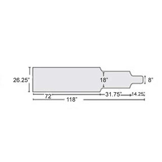GE AFM Table Pad GE AFM Tablepad, Polyfoam - 923609