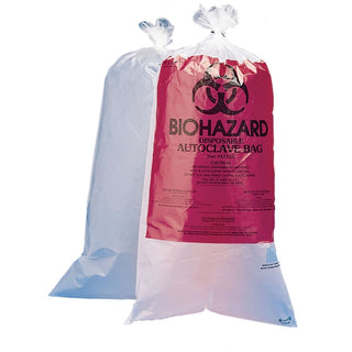 Alimed Biohazard Disposal Bags Biohazard Disposal Bags, 24"x30", 10-12 gal. cap., w/o Sterilization Patch - 923853