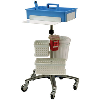Phlebotomy Workstation Cart and Accessories 2-gal. Horiz. Drop Sharps Container Bracket only - 924461