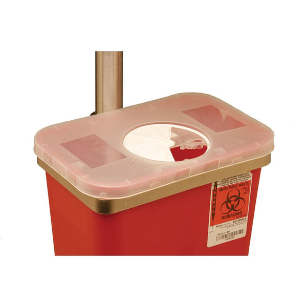 Phlebotomy Workstation Cart and Accessories 2-gal. Horiz. Drop Sharps Container Bracket only - 924461
