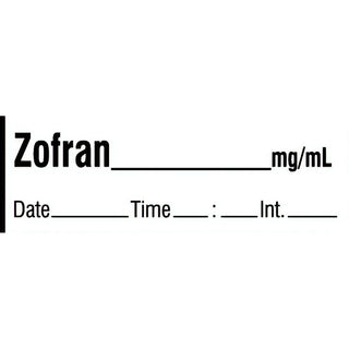 Alimed Zofran Labels, Tape Roll or Pre-Cut Roll Zofran Labels, Pre-Cut Roll, Expanded - 924663/NA/PREDTI