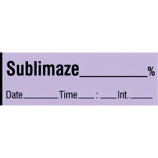Alimed Sublimaze Labels, Tape Roll or Pre-Cut Roll Sublimaze Labels, Pre-Cut Roll, Expanded - 924714/NA/PREDTI