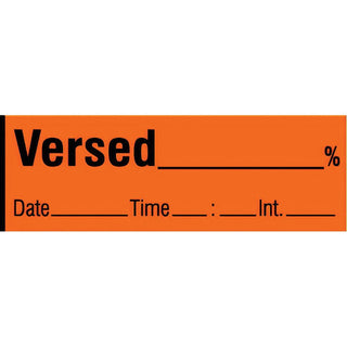 Alimed Versed Labels, Tape Roll or Pre-Cut Roll Versed Labels, Precut Roll, Standard - 924723/NA/PRE