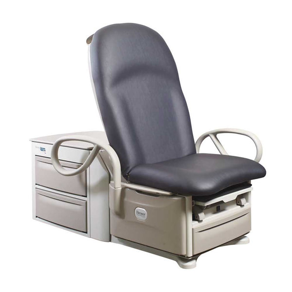 Alimed Brewer High-Low Exam Table Model 6000 Exam Table, Model 6000, Black Satin - 924752/BLACK/NA
