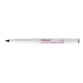 Viscot Precision Skin Markers Viscot Precision Surgical Skin Marker: Fine/Reg Tip with Label & Ruler, Sterile, Purple - cs/100 - 924765