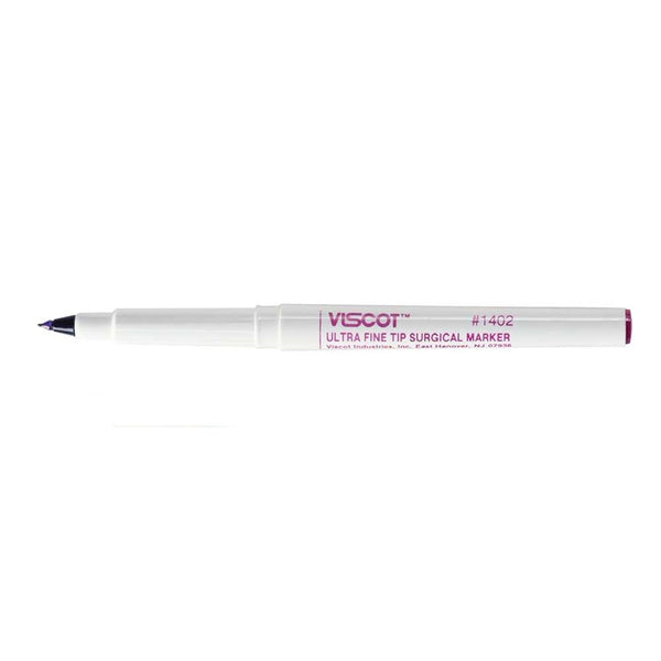 Viscot Precision Skin Markers Viscot Precision Surgical Skin Marker: Fine/Reg Tip with Label & Ruler, Sterile, Purple - cs/100 - 924765