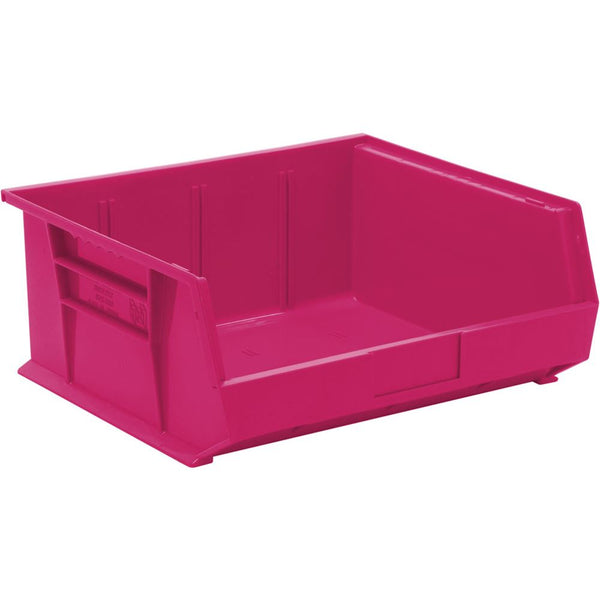 Quantum Ultra Stack and Hang Bins Bin, 10-3/4"W x 7"H x 8-1/4"D, 6/cs, Red - 925080/RED/NA