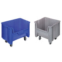 Quantum Giant Stack Containers Mobile Bin, 16-1/2"W x 17-1/2"H x 12-1/2"D, Blue, 2/cs - 925131/BLUE/NA