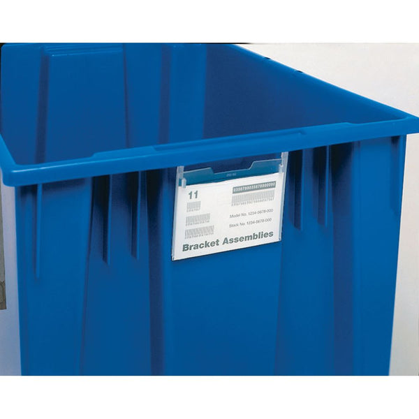 Quantum Stack and Nest Totes Tote, 19-1/2"W x 10"H x 23-1/2"D, 3/cs, Blue - 925166/BLUE/NA