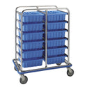 Pedigo Tote Box Cart Tote Box Cart, 36"W x 45"H x 24"D, w/Twelve 5" Bins - 925600