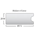 AliGel Surface Overlays Medium Length, One-Piece Surface Overlay - 95-931