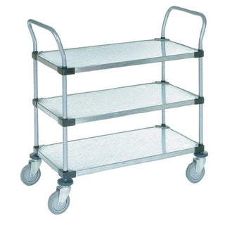 Nexel Stainless O.R. Utility Carts Shelf Ledges, 18" - 926081