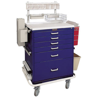 Harloff E-Series and Classic Line Cart Accessories Tape/Label Dispenser, includes 2 Rail Clips for Mounting on Push Handle or Raised Rail Back System - 926469