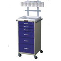 Harloff Mini Line Anesthesia Carts Tall Mini Cart, Yellow - 926417/YEL/NA