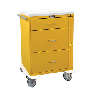 Harloff Isolation/Infection Control Cart, Breakaway Lock Infection Control Cart, 3-Drawer, Navy Blue - 926481/NAVY/NA