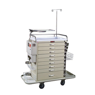 Harloff Classic Pediatric ER Cart Classic Pediatric Cart, Light Grey - 926536/LGREY/NA