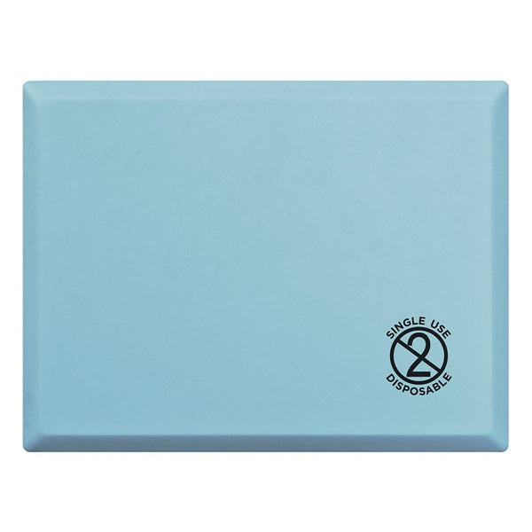 GelPro Disposable Surgical Comfort Stool Mat Disposable Stool Mat, Columbia Blue, 13" x 17", 10/cs - 926723
