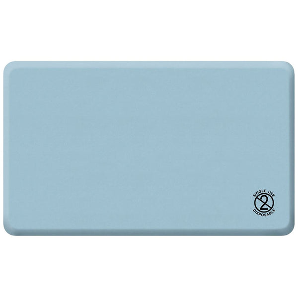 GelPro Disposable Surgical Comfort Floor Mat Disposable Floor Mat, Columbia Blue, 18" x 30", 5/cs - 926724