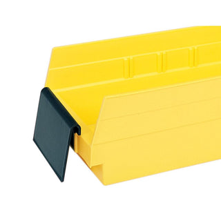 Logiquip Shelf Bins and Giant Stack Containers Shelf Bins, 4-1/8"W x 4"H x 17.87"D, Yellow - 926844/YELLOW/NA