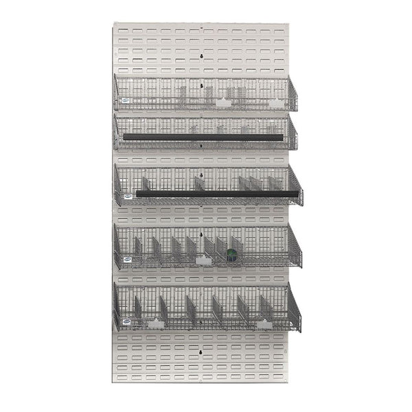 Logiquip Par Wall Systems Par Wall Panel, 36"Wx61"H, White - 926780