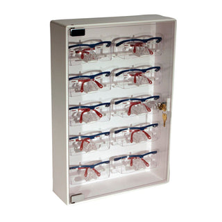 Alimed Safety Glasses Cabinets Safety Glasses Cabinet, 10 pr. Cabinet - 927237