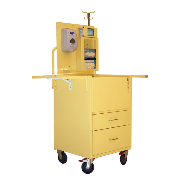 Harloff Isolation Station with Antimicrobial Paint Isolation Station w/Antimicrobial Paint, w/Drop Shelves - 927559