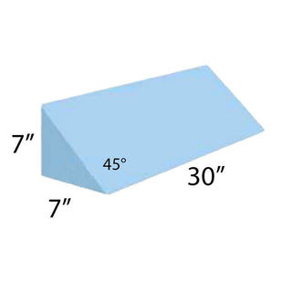 AliMed Vinyl-Covered 45 Degree Large Positioning Wedge 45 Degree Large Positioning Wedge, Blue Vinyl - 927798