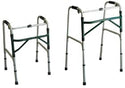 Alimed Folding Adjustable-Height Walker Adult Walker - 927855