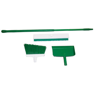 Fiberglass Broom Handle and Broom Heads Block Cut Push Brrom Head - 927877