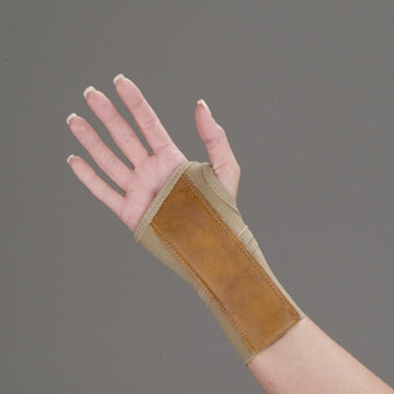 DeRoyal Wrist Splint DeRoyal Cotton / Elastic Left Hand Beige 2X-Large