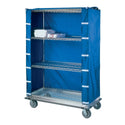Nexel Cart Covers Cart Cover, 72"W x 18"D x 63"H, Blue - 930852/BLUE/NA